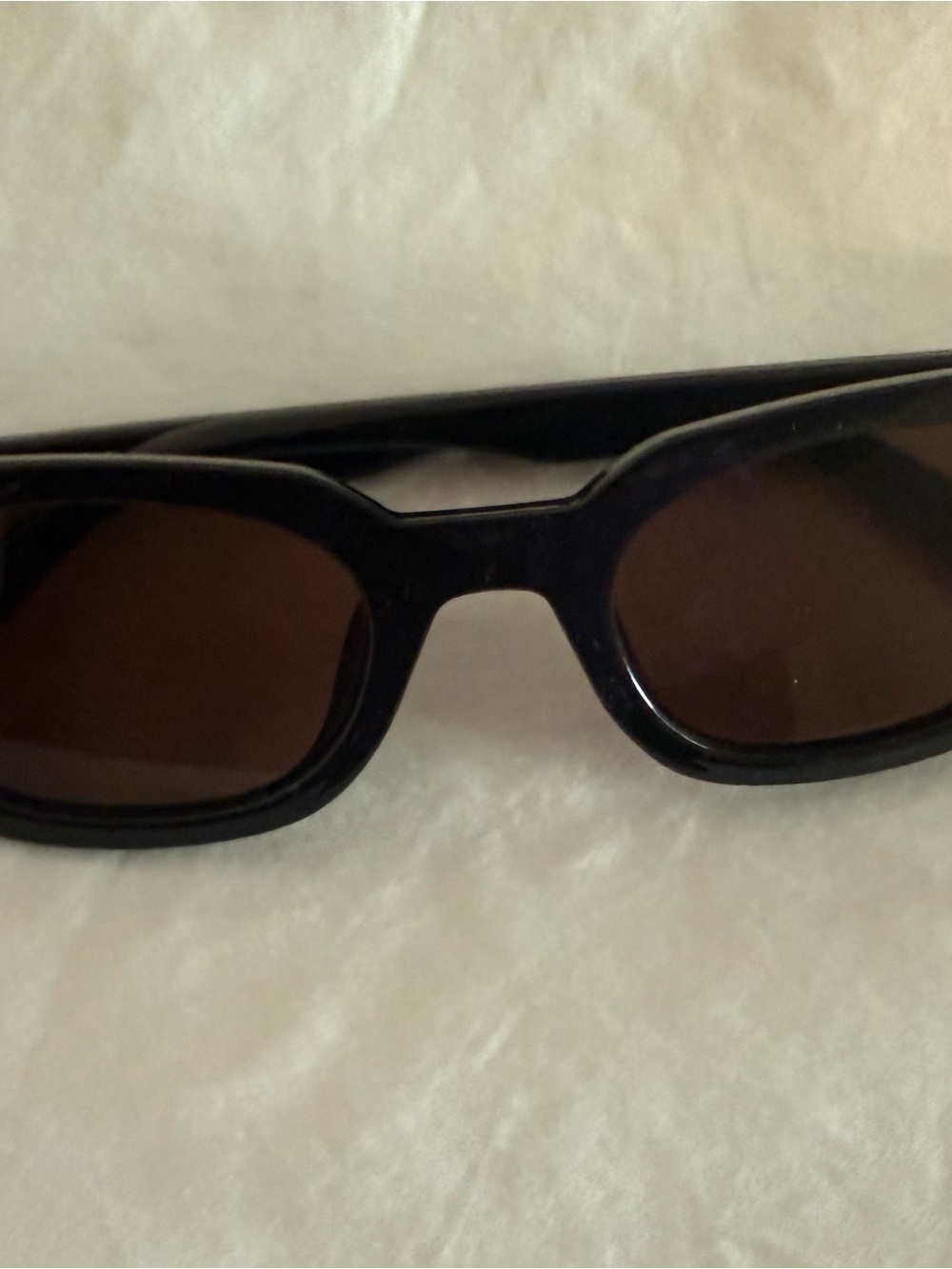 Women's Black Sunglasses with Brown Lenses